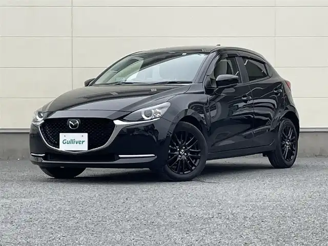 マツダ マツダ２ XD ブラックトーンエディション 茨城県 2022(令4)年 4.2万km ジェットブラックマイカ 改良後モデル/8/8インチナビ/革巻きステアリング/レーダークルーズコントロール/アップルカープレイ/ヘッドアップディスプレイ/BSM/プッシュスタート/フルセグテレビ/ETC/コーナーセンサー/LEDヘッドライト