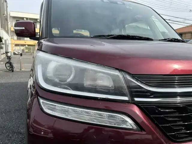スズキ ソリオ バンディット HV MV 大阪府 2018(平30)年 3.5万km クラレットレッドM レーダーブレーキサポート/社外ナビ/CD/DVD/Bluetooth/バックカメラ/ETC/ドライブレコーダー/純正１５インチAW/クルーズコントロール/パドルシフト/革巻きステアリング/LEDヘッドライト/フォグランプ/アイドリングストップ/純正マット/ドアバイザー/保証書/取扱説明書