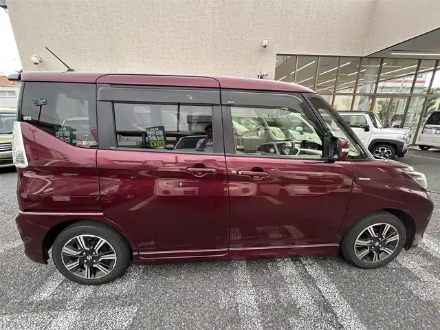 スズキ ソリオ バンディット HV MV 大阪府 2018(平30)年 3.5万km クラレットレッドM レーダーブレーキサポート/社外ナビ/CD/DVD/Bluetooth/バックカメラ/ETC/ドライブレコーダー/純正１５インチAW/クルーズコントロール/パドルシフト/革巻きステアリング/LEDヘッドライト/フォグランプ/アイドリングストップ/純正マット/ドアバイザー/保証書/取扱説明書