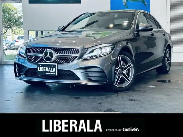 メルセデス・ベンツ Ｃ２２０ｄ アバンギャルド　AMGライン 大阪府 2019(令1)年 2.6万km セレナイトグレー レーダーセーフティP/黒革/メモリ付きパワーシート/シートヒーター/純正ナビ/TV/バックカメラ/applecarplay/ACC/純正18インチAW/LEDヘッドライト/アンビエントライト/クリアランスソナー/ブラインドスポット