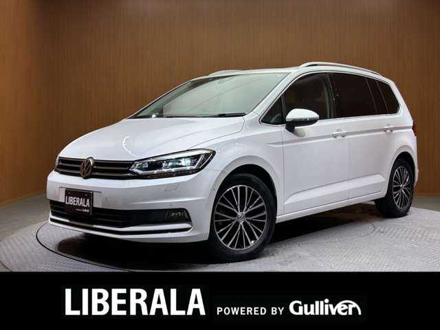 フォルクスワーゲン ゴルフ トゥーラン TDI プレミアム 千葉県 2018(平30)年 0.7万km オリックスホワイトパールエフェクト パノラマＳＲ　/黒革　/ＡＣＣ　/ＤｉｓｃｏｖｅｒＰｒｏナビ　/ＴＶ　/Ｂｌｕｅｔｏｏｔｈ接続　/Ｂカメラ　/シートヒーター　/電動シート　/電動リアゲート　/駐車支援システム　/衝突軽減Ｂ　/ＬＫＡ　/ＥＴＣ　/禁煙車