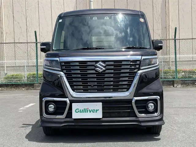 スズキ スペーシア カスタム HYBRID XS ターボ 東京都 2021(令3)年 6万km アーバンブラウンパールメタリック 純正ナビ/全方位モニター/デュアルカメラブレーキサポート/車線逸脱警報機能/パーキングソナー/シートヒーター/アダプティブクルーズコントロール/ETC/両側パワースライドドア/アイドリングストップ