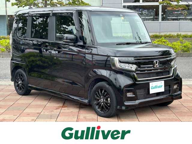 ホンダ Ｎ ＢＯＸ カスタム L スタイル+ブラック 福島県 2022(令4)年 1.6万km クリスタルブラックパール ホンダセンシング/衝突軽減ブレーキ（CMBS）/誤発進抑制機能/歩行者事故低減ステアリング/路外逸脱抑制機能/渋滞追従機能付アダプティブクルーズコントロール（ACC）/車線維持支援システム（LKAS）/先行車発進お知らせ機能/標識認識機能/後方誤発進抑制機能/オートハイビーム/純正ナビゲーション/型番：VXM-224VFi/【CD/DVD/USB/SD/BT/TV】/バックカメラ/ドライブレコーダー/ビルトインETC2.0/両側電動スライドドア/前席シートヒーター/LEDオートライト/LEDフォグランプ/シートバックテーブル/リアドアサンシェード/純正フロアマット/ドアバイザー