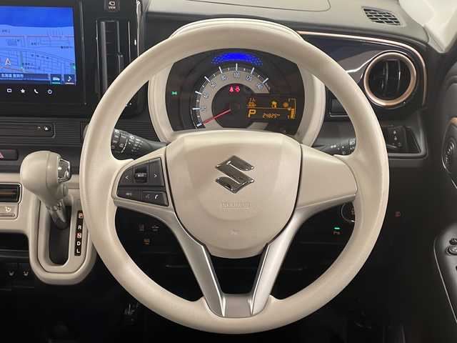 スズキ ワゴンＲ スマイル HYBRID X 道央・札幌 2022(令4)年 2.5万km インディゴブルーメタリック/ホワイト2トーン /4WD//寒冷地仕様//純正メモリナビ//純正フルセグテレビ//ドアバイザー//全方位カメラ//バックカメラ//アイドリングストップ//パーキングアシスト//プッシュスタート//スペアキー//両側パワースライドドア//ETC//LEDヘッドライト//フォグランプ