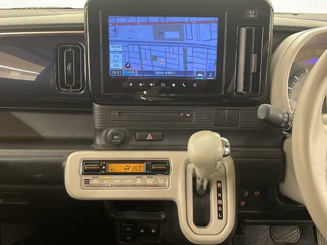 スズキ ワゴンＲ スマイル HYBRID X 道央・札幌 2022(令4)年 2.5万km インディゴブルーメタリック/ホワイト2トーン /4WD//寒冷地仕様//純正メモリナビ//純正フルセグテレビ//ドアバイザー//全方位カメラ//バックカメラ//アイドリングストップ//パーキングアシスト//プッシュスタート//スペアキー//両側パワースライドドア//ETC//LEDヘッドライト//フォグランプ