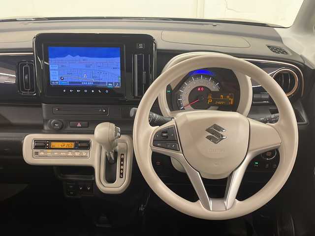 スズキ ワゴンＲ スマイル HYBRID X 道央・札幌 2022(令4)年 2.5万km インディゴブルーメタリック/ホワイト2トーン /4WD//寒冷地仕様//純正メモリナビ//純正フルセグテレビ//ドアバイザー//全方位カメラ//バックカメラ//アイドリングストップ//パーキングアシスト//プッシュスタート//スペアキー//両側パワースライドドア//ETC//LEDヘッドライト//フォグランプ
