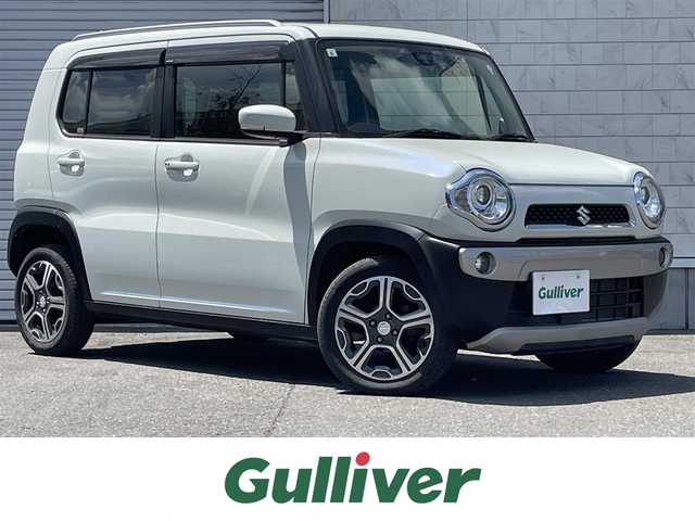 スズキ ハスラー X 道東・釧路十勝 2015(平27)年 7.2万km クリスタルホワイトP 4WD/純正ナビ/バックカメラ/シートヒーター/衝突軽減ブレーキ/ダウンヒルアシストコントロール/HIDヘドライト/フォグランプ/ビルトインETC/プッシュスタート/スマートキー/ドアバイザー/フロアマット/革巻きステアリング