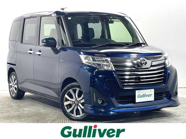 トヨタ ルーミー カスタムG－T 大阪府 2018(平30)年 1.7万km レーザーブルークリスタルシャイン 純正ナビ(フルセグ/DVD再生/Bluetooth) 360カメラ ETC 両側パワースライドドア 衝突軽減 クルコン レーンアシスト アイドリングストップ スマートキー 前後ドラレコ