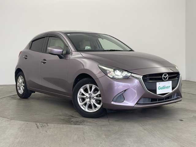 マツダ デミオ 13S Lパッケージ 兵庫県 2014(平26)年 4.7万km スモーキーローズマイカ ・純正ナビ＆Bluetooth＆CD/DVD＆USB＆TV/・バックカメラ/・前方ドライブレコーダー/・純正フロアマット/・ハーフレザーシート/・純正15インチアルミホイール/・ABS/・横滑り防止機能/・盗難防止装置/・オートライト/・LEDヘッドライト/・W＋サイドエアバック/・MTモード付AT/・アイドリングストップ/・スマートキー/・AACエアコン