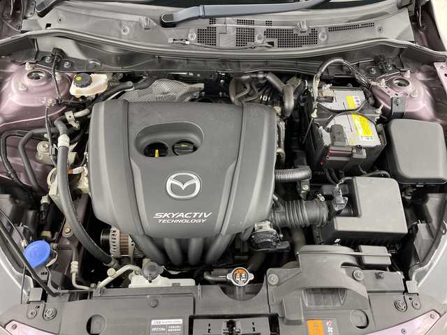 マツダ デミオ 13S Lパッケージ 愛知県 2014(平26)年 4.7万km スモーキーローズマイカ 禁煙車/純正7インチナビ/（CD/DVD/Bluetooth/ワンセグTV/SD)/バックカメラ/衝突軽減ブレーキ/ヘッドアップディスプレイ/ETC/ドライブレコーダー/ハーフレザーシート/アイドリングストップ/純正15インチアルミホイール/スマートキー/スペアキー1本/プッシュスタート/オートライト/LEDヘッドライト/純正フロアマット/オートエアコン/横滑り防止装置