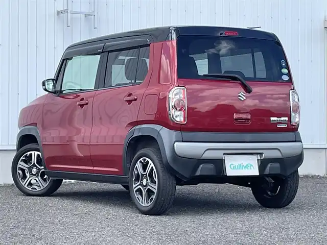 スズキ ハスラー X 熊本県 2015(平27)年 6.5万km フェニックスレッドパール/ブルーイッシュブラックパール ワンオーナー/純正ナビ/・AM/FM/USB/iPod/BT/・ワンセグTV/バックカメラ/横滑り防止機能/衝突被害軽減システム/革巻きステアリング/・ステアリングリモコン/オートライト/・HIDライト/・フォグランプ/D席シートヒーター/電動格納ミラー/・ウィンカーミラー/純正ドアバイザー/純正フロアマット/純正アルミホイール/スマートキー/・スペアキー