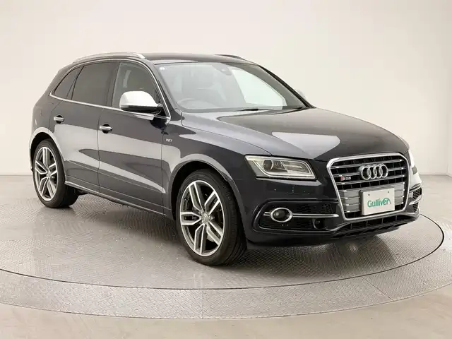 アウディ ＳＱ５ 兵庫県 2015(平27)年 8.9万km ムーンライトブルーパールエフェクト 純正HDDナビ/フルセグ CD DVD BT MSV/バックカメラ/コーナーセンサー/レーダークルーズコントロール/BSM/LKA/ビルトインETC/4WD/パワーシート/シートヒーター/レザーシート/パワーバックドア/HIDヘッドライト/オートライト/スマートキー/取扱い説明書