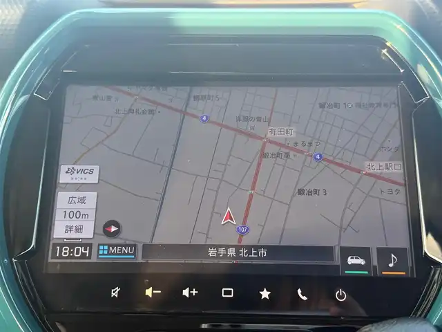 スズキ ハスラー HYBRID X 岩手県 2022(令4)年 3.2万km デニムブルー ガンメタリック 2トーン 純正９型ナビ　全周囲Ｃ　フルセグ　シートヒーター　ＤＶＤ再生　ＢＴ　ビルドインＥＴＣ　ダウンヒルアシスト　ミラーヒーター　純正１５ＡＷ　オートＬＥＤライト　フォグランプ　コーナーセンサー　スペアキー