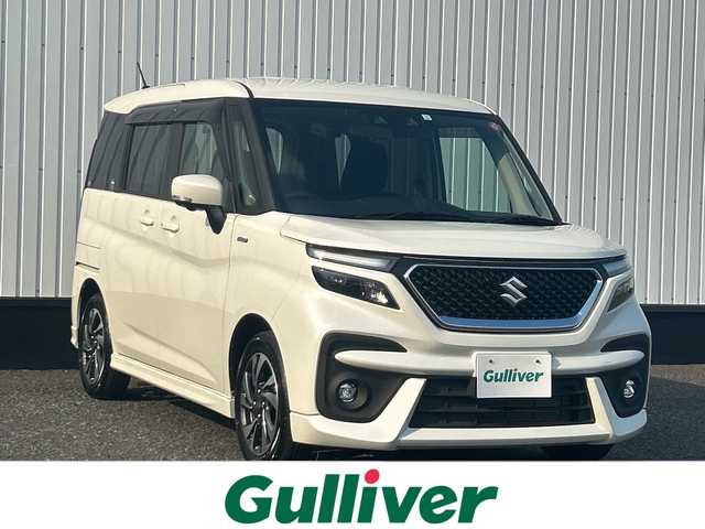 スズキ ソリオ バンディット HV MV 千葉県 2023(令5)年 0.9万km ピュアホワイトP 純正メモリナビ/（CD/DVD/BT/TV)/バックカメラ/衝突被害軽減システム/車線逸脱警報/レーダークルーズコントロール/パワースライドドア/ヘッドアップディスプレイ/シートヒーター/ETC/ドライブレコーダー/アイドリングストップ/LEDヘッドライト/フォグランプ/オートライト/ウィンカーミラー/電動格納ミラー/純正15インチAW/シートヒーター/プッシュスタート/ドアバイザー/取扱説明書/保証書