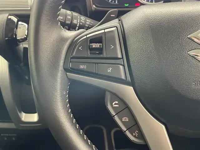 スズキ クロスビー HYBRID MZ 愛知県 2022(令4)年 2.9万km 黒Ⅱ 純正ナビ　セーフティサポート　追従クルコン　全方位カメラ　禁煙　フルセグ　DVD　ETC　茶ハーフレザー　シートヒーター　衝突軽減　車線逸脱　パドルシフト　リアコーナーセンサー　LEDライト　フォグ　Bluetooth　USB　オートハイビーム　純正フロアマット　社外１５インチAW（JOKER）