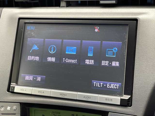 トヨタ プリウス S ツーリングセレクション 千葉県 2015(平27)年 2.9万km ブラック 純正ナビ/　CD/DVD/Bluetooth/TV/オートライト/フォグランプ/ビルトインETC/前席シートカバー/LEDライト/バックカメラ/電動格納ミラー/フロアマット/ドアバイザー/スマートキー/スタートボタン