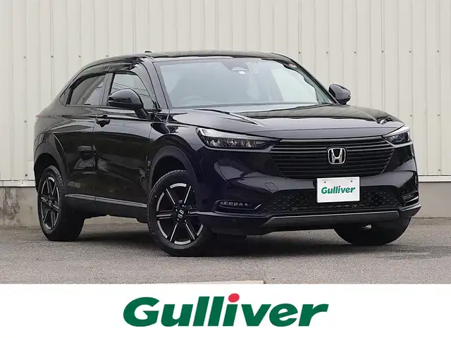 ホンダ ヴェゼル G 山形県 2023(令5)年 3.4万km クリスタルブラックパール ホンダセンシング/純正HDDナビ/　　【CD　DVD　BT　フルセグ　USB】/バックカメラ/レーダークルーズコントロール/LEDオートライト/純正16インチアルミホイール/ドライブレコーダー/コーナーセンサー/アイドリングストップ/ステアリングスイッチ/電動格納ウィンカーミラー/フォグランプ/純正フロアマット/スマートキー×2/ETC