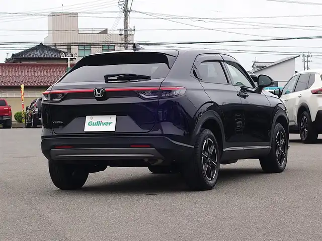 ホンダ ヴェゼル G 山形県 2023(令5)年 3.4万km クリスタルブラックパール ホンダセンシング/純正HDDナビ/　　【CD　DVD　BT　フルセグ　USB】/バックカメラ/レーダークルーズコントロール/LEDオートライト/純正16インチアルミホイール/ドライブレコーダー/コーナーセンサー/アイドリングストップ/ステアリングスイッチ/電動格納ウィンカーミラー/フォグランプ/純正フロアマット/スマートキー×2/ETC