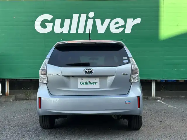 トヨタ プリウス α S 東京都 2011(平23)年 7.5万km クリアストリームメタリック 純正ディーラーナビ(NSCT-W61)/(CD/フルセグTV/AUX)/バックカメラ/スマートキー/プッシュスタート/オートエアコン/純正フロアマット/ハロゲンヘッドライト/オートライト/保証書/取扱説明書/スペアキー