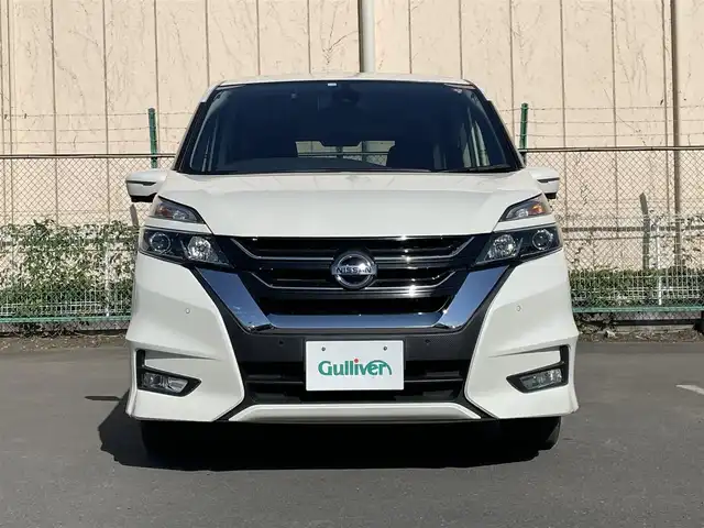 日産 セレナ ハイウェイスター Vセレクション 東京都 2018(平30)年 7.6万km ブリリアントホワイトパール 社外ナビ/インテリジェント パーキングアシスト/全周囲カメラ/フルセグTV/Bluetooth/FM/AM/USB/HDMI/デジタルインナーミラー/両側電動スライドドア/前後コーナーセンサー/衝突軽減ブレーキ/横滑り防止装置/純正フロアマット/ETC2.0/レーダークルーズコントロール/スマートキー