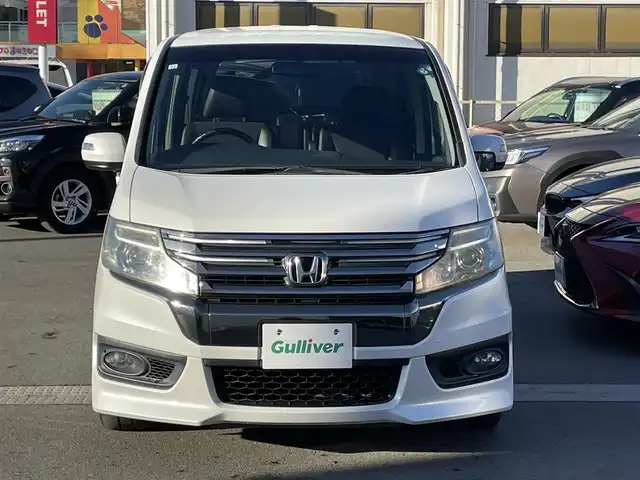 ホンダ ステップワゴン スパーダ Z クールスピリット 群馬県 2014(平26)年 8.8万km ホワイトオーキッドパール 純正9インチナビ/・AM/FM/フルセグTV/MSV/・CD/DVD/Bluetooth/バックカメラ/両側電動スライドドア/フリップダウンモニター/パドルシフト/クルーズコントロール/オートライト/横滑り防止/HIDヘッドライト/フォグランプ/ETC/ヒーターミラー/純正フロアマット/純正ドアバイザー/スマートキー