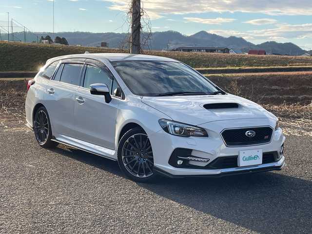 スバル レヴォーグ 1．6STIスポーツアイサイト 新潟県 2018(平30)年 1万km クリスタルホワイトP 4WD/社外8インチSDナビ/CD/DVD/BT/フルセグテレビ/SDミュージックサーバー/フロント/サイドカメラ/ETC/ドライブレコーダー/衝突被害軽減ブレーキ/レーンキープアシスト/レーダークルーズコントロール/革シート/パワーシート/シートヒーター/パドルシフト/ステアリングスイッチ/コーナーセンサー/スマートキー/プッシュスタート/LEDヘッドライト/オートライト/オートハイビーム/フォグランプ/純正18インチアルミホイール