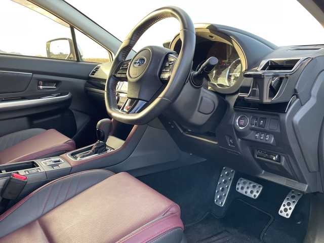 スバル レヴォーグ 1．6STIスポーツアイサイト 新潟県 2018(平30)年 1万km クリスタルホワイトP 4WD/社外8インチSDナビ/CD/DVD/BT/フルセグテレビ/SDミュージックサーバー/フロント/サイドカメラ/ETC/ドライブレコーダー/衝突被害軽減ブレーキ/レーンキープアシスト/レーダークルーズコントロール/革シート/パワーシート/シートヒーター/パドルシフト/ステアリングスイッチ/コーナーセンサー/スマートキー/プッシュスタート/LEDヘッドライト/オートライト/オートハイビーム/フォグランプ/純正18インチアルミホイール