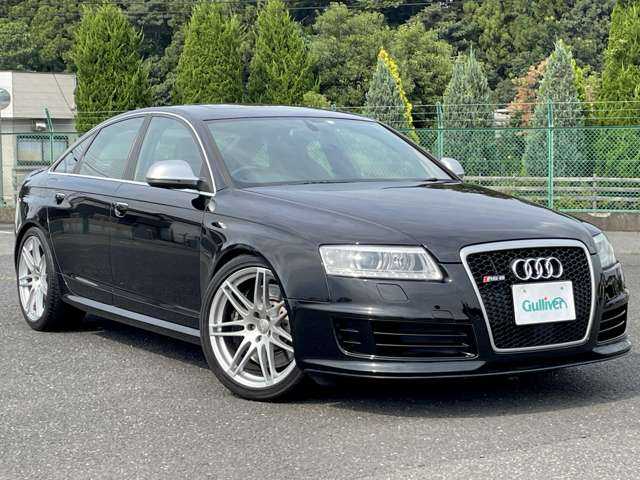 アウディ ＲＳ６ 千葉県 2010(平22)年 6.8万km 黒 スポーツサスペンションプラス/レーダークルーズコントロール/黒革シート/パワーシート＆シートヒーター/HIDヘッドライト/純正ナビ/フルセグTV/バックカメラ/BOSEサウンド