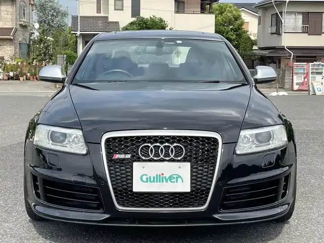アウディ ＲＳ６ 千葉県 2010(平22)年 6.8万km 黒 スポーツサスペンションプラス/レーダークルーズコントロール/黒革シート/パワーシート＆シートヒーター/HIDヘッドライト/純正ナビ/フルセグTV/バックカメラ/BOSEサウンド