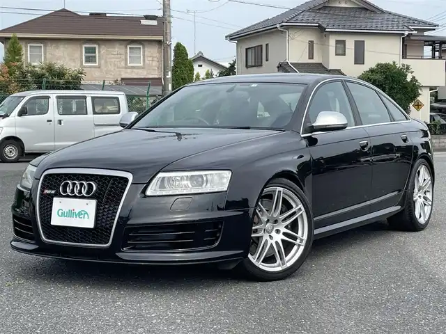 アウディ ＲＳ６ 千葉県 2010(平22)年 6.8万km 黒 スポーツサスペンションプラス/レーダークルーズコントロール/黒革シート/パワーシート＆シートヒーター/HIDヘッドライト/純正ナビ/フルセグTV/バックカメラ/BOSEサウンド