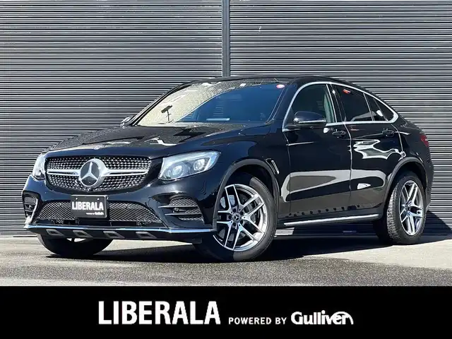 メルセデス・ベンツ ＧＬＣ２２０ d 4マチック クーペ スポーツ 山梨県 2017(平29)年 6.9万km オブシディアンブラック レーダーセーフティパッケージ/ACC/LKA/BSA/360°カメラ/HUD/純正ナビ/Bluetooth/フルセグ/半革/全席シートH/前席Pシート/電動テールゲート/ETC/LED