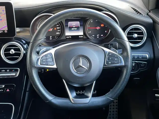 メルセデス・ベンツ ＧＬＣ２２０ d 4マチック クーペ スポーツ 山梨県 2017(平29)年 6.9万km オブシディアンブラック レーダーセーフティパッケージ/ACC/LKA/BSA/360°カメラ/HUD/純正ナビ/Bluetooth/フルセグ/半革/全席シートH/前席Pシート/電動テールゲート/ETC/LED