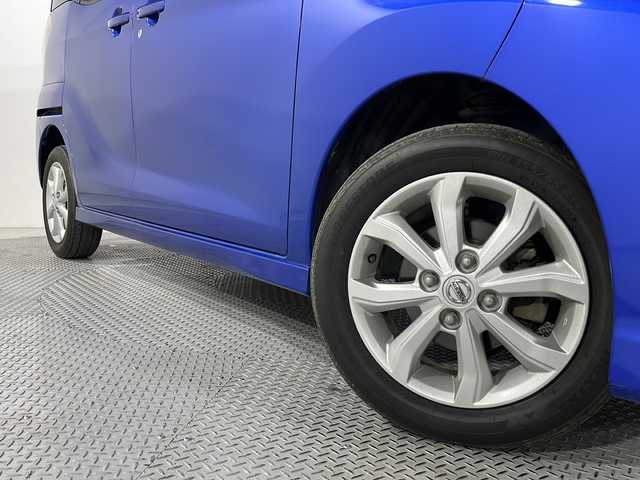 日産 デイズ ルークス ハイウェイスター Xターボ 広島県 2019(令1)年 5.7万km オーシャンブルーP エマージェンシーブレーキ/車線逸脱警報/オートハイビーム/誤発進抑制機能/前後コーナーセンサー/LEDヘッドランプ/片側パワースライドドア/純正14インチAW/スマートキー