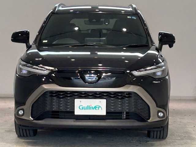 トヨタ カローラ クロス ハイブリッド Z 宮城県 2022(令4)年 4.9万km アティチュードブラックマイカ トヨタセーフティセンス/・プリクラッシュセーフティ/・レーントレーシングアシスト/・レーンディパーチャーアラート/・レーダークルーズコントロール/・アダプティブハイビームシステム/・ロードサインアシスト/・ドライバー異常時対応システム/・プロアクティブドライビングアシスト/・発進遅れ告知機能/・ブラインドスポットモニター/純正ナビ/フルセグテレビ/Bluetooth/純正ビルドインETC2.0/バックカメラ/ドライブレコーダー/ルーフレール/パワーシート/シートヒーター/電動リアゲート/純正アルミホイール/純正フロアマット
