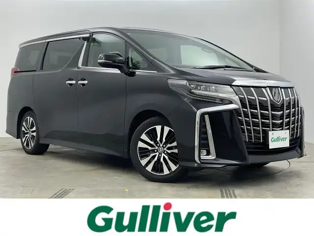 トヨタ アルファード S Cパッケージ 岡山県 2020(令2)年 6.9万km ブラック サンルーフ/JBLプレミアムサウンド/13.3フリップダウンモニター/10.5インチナビ付ディスプレイオーディオ/・FM/AM/Bluetooth/フルセグ/CD/DVD/HDMI/パノラマミックビューモニター/デジタルインナーミラー/合皮シート/・パワーシート/・ベンチレーション/・電動オットマン/ステアリングヒーター/パワーバックドア/トヨタセーフティーセンス/・プリクラッシュセーフティ/・レーンディパーチャーアラート/・オートマチックハイビーム/・レーダークルーズコントロール/・コーナーセンサー/・BSM/・踏み間違い防止/2.0ETC/ドライブレコーダー/両側パワースライドドア/三眼LEDヘッドライト/純正18インチアルミホイール/純正フロアマット