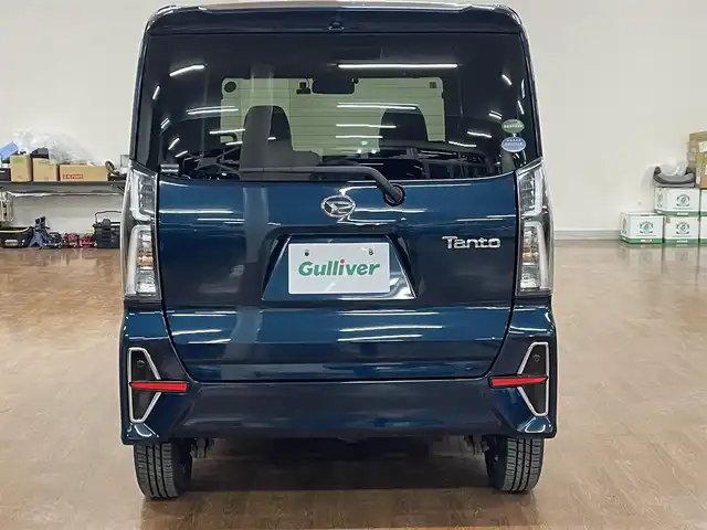 ダイハツ タント カスタム X セレクション 道央・札幌 2020(令2)年 3.5万km レーザーブルークリスタルシャイン ワンオーナー/4WD/社外SDナビ/フルセグTV/CD/DVD/Bluetooth/衝突軽減ブレーキ/横滑り防止/アイドリングストップ/シートヒーター（D/N）/両側パワスラ/オートマチックハイビーム/オートライト/LEDヘッドライト/フォグランプ/ハーフレザーシート/ETC/スマートキー×2/社外エンジンスターター/スタッドレスセット積込み/　155/65/14　2022年製　5mm/保証書/取扱説明書