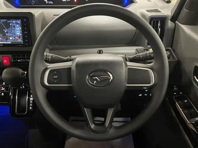 ダイハツ タント カスタム X セレクション 道央・札幌 2020(令2)年 3.5万km レーザーブルークリスタルシャイン ワンオーナー/4WD/社外SDナビ/フルセグTV/CD/DVD/Bluetooth/衝突軽減ブレーキ/横滑り防止/アイドリングストップ/シートヒーター（D/N）/両側パワスラ/オートマチックハイビーム/オートライト/LEDヘッドライト/フォグランプ/ハーフレザーシート/ETC/スマートキー×2/社外エンジンスターター/スタッドレスセット積込み/　155/65/14　2022年製　5mm/保証書/取扱説明書