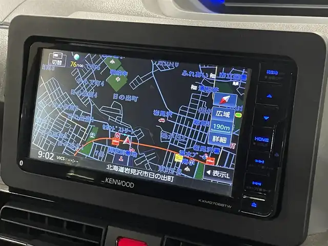 ダイハツ タント カスタム X セレクション 道央・札幌 2020(令2)年 3.5万km レーザーブルークリスタルシャイン ワンオーナー/4WD/社外SDナビ/フルセグTV/CD/DVD/Bluetooth/衝突軽減ブレーキ/横滑り防止/アイドリングストップ/シートヒーター（D/N）/両側パワスラ/オートマチックハイビーム/オートライト/LEDヘッドライト/フォグランプ/ハーフレザーシート/ETC/スマートキー×2/社外エンジンスターター/スタッドレスセット積込み/　155/65/14　2022年製　5mm/保証書/取扱説明書