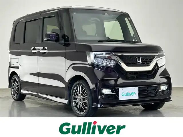 ホンダ Ｎ ＢＯＸ カスタム G EX ターボ ホンダセンシング 愛知県 2020(令2)年 3.1万km プレミアムベルベットパープル・パール 純正ナビ　フルセグＴＶ　バックカメラ　シートヒーター　ハーフレザー　ホンダセンシング　衝突軽減　追従クルコン　ハンドル支援　ＬＥＤオートライト　モデューロ１５インチＡＷ　ＥＴＣ　前後ドラレコ　禁煙車