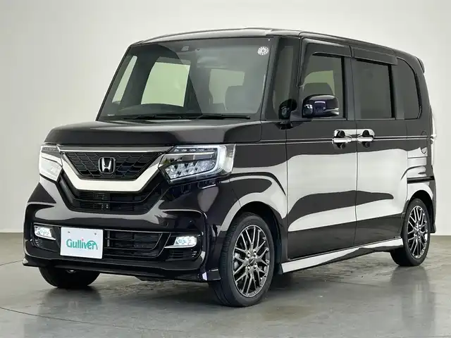 ホンダ Ｎ ＢＯＸ カスタム G EX ターボ ホンダセンシング 愛知県 2020(令2)年 3.1万km プレミアムベルベットパープル・パール 純正ナビ　フルセグＴＶ　バックカメラ　シートヒーター　ハーフレザー　ホンダセンシング　衝突軽減　追従クルコン　ハンドル支援　ＬＥＤオートライト　モデューロ１５インチＡＷ　ＥＴＣ　前後ドラレコ　禁煙車