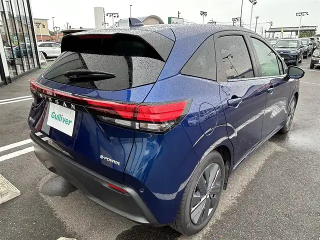 日産 ノート X 長崎県 2023(令5)年 6.3万km オーロラフレアブルーパール プロパイロット/純正メモリナビ/フルセグTV/USB入力端子/HDMI/ETC2.0/全方位カメラ/デジタルインナーミラー/Bluetooth接続/プッシュスタート/オートライト/オートマチックハイビーム/コーナーセンサー前後/スマートキー/スペアキー有/禁煙車