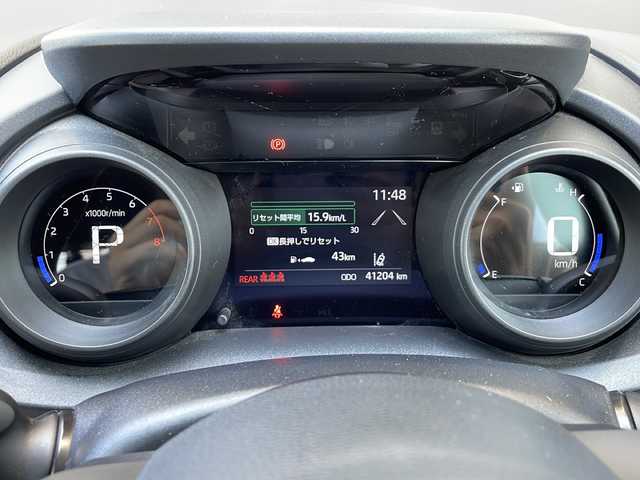 トヨタ ヤリス G 静岡県 2021(令3)年 4.2万km ボルドーマイカメタリック セーフティセンス/・プリクラッシュセーフティ/・オートマチックハイビーム/・レーンディパーチャーアラート/・ロードサインアシスト/・セカンダリーコリジョンブレーキ/・先行車発進お知らせ/純正メーカナビ/・フルセグTV/・Bluetooth接続/主要装備/・ETC/・ドライブレコーダー前後/・モデリスタホイール/・オートライト/・オートハイビーム