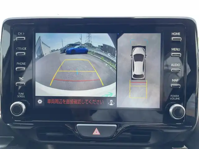 トヨタ ヤリス ハイブリッド Z 群馬県 2020(令2)年 2.8万km ホワイトパールクリスタルシャイン ディーラー純正ナビ/（CD/DVD/Bluetooth/USB）/バックカメラ/アラウンドビューモニター/トヨタセーフティセンス/・プリクラッシュセーフティ/・レーントレーシングアシスト/・レーダークルーズコントロール /・オートマチックハイビーム/・パーキングサポートブレーキ/ビルトインETC/前席シートヒーター/前後ドライブレコーダー/パーキングアシスト/ステアリングスイッチ/純正フロアマット/純正16インチAW/クリアランスソナー/LED