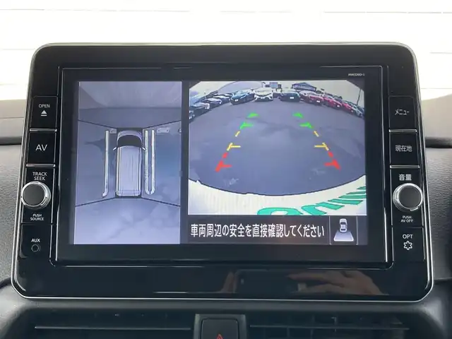 日産 ルークス HWS X アーバンクロム 静岡県 2021(令3)年 1.8万km ホワイトパール エマージェンシーブレーキ/純正9インチナビ(MM320D-L)/　AM FM CD DVD Bluetooth SD USB/ビルトインETC/前方ドライブレコーダー/LEDオートヘッドランプ/両側パワースライドドア/純正14インチアルミホイール/スマートキー＆プッシュスタート/アイドリングストップ/フルセグTV/アラウンドビューモニター