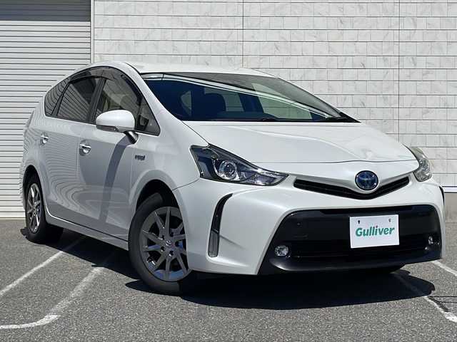 トヨタ プリウス α S チューンブラック Ⅱ 新潟県 2017(平29)年 6.3万km ホワイトパールクリスタルシャイン メモリナビ/フルセグテレビ/バックカメラ/ウィンカーミラー/クルーズコントロール/プッシュスタート/ETC2.0/LEDヘッドライト/前席シートヒーター/ドライブレコーダー