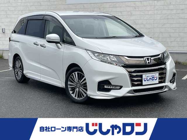 ホンダ オデッセイ G エアロ ホンダセンシング 佐賀県 2018(平30)年 12.5万km プラチナホワイトパール 株)IDOMが運営する【じしゃロン佐賀店】の自社ローン専用車両になります。/こちらは現金またはオートローンご利用時の価格です。自社ローンご希望の方は別途その旨お申付け下さい/純正ナビ/（CD/DVD/BT/TV/USB)/バックカメラ/ステアリングリモコン/両側パワースライドドア/ホンダセンシング/ETC2.0/アイドリングストップ/LEDヘッドライト/オートライト/純正フロアマット/純正ドアバイザー/スペアキー