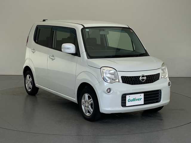 日産 モコ X 長野県 2012(平24)年 8.5万km スノーパールホワイト プッシュスタート/ドリンクホルダー/バックカメラ/電動格納ミラー/ドアバイザー/CDチェンジャー/純正フロアマット/夏タイヤ積込/スマートキー/スペアキー