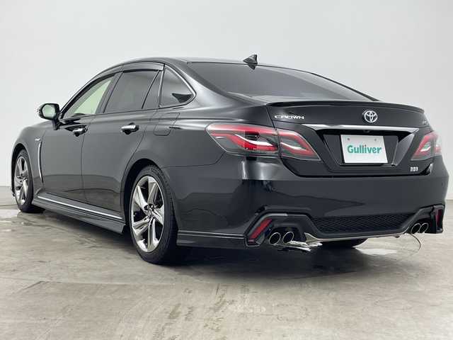 トヨタ クラウン ハイブリッド RS アドバンス 大分県 2019(令1)年 4.3万km ブラック TRDエアロ/・フロントスポイラー/・サイドスカート/・リヤバンパースポイラー/・リヤトランクスポイラー/MODELLISTAフェンダーガーニッシュ/MODELLISTAミラーガーニッシュ/TOYOTAセーフティセンス/・プリクラッシュセーフティ/・レーントレーシングアシスト/・レーダークルーズコントロール/・ロードサインアシスト/・アダプティブハイビームシステム/ブラインドスポットモニター/リヤクロストラフィックアラート/ヘッドアップディスプレイ/純正ナビ/【フルセグTV、DVD再生可、BT対応、USB】/ステアリングスイッチ/バックカメラ/ETC /社外ドライブレコーダー(前後)/ハーフレザーシート/・運転席メモリーシート/前席パワーシート/・前席シートヒーター/横滑り防止装置/電動格納ミラー/オートライト/LEDヘッドライト/LEDフォグ/純正18インチアルミホイール/クリアランスソナー