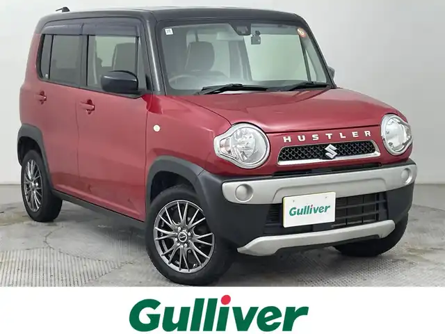 スズキ ハスラー G 道央・札幌 2018(平30)年 6万km フェニックスレッドパール/ブルーイッシュブラックパール ・４WD/・衝突被害軽減ブレーキ/・社外メモリナビ/・ワンセグTV/・CD/AM/FM/・前後ドライブレコーダー/・シートヒーター/・ダウンヒルアシスト/・スマートキー/・プッシュスタート/・横滑り防止装置/・積込社外AW付夏タイヤ165/60R15/・原着社外AW付冬タイヤ165/60R15/・電格ミラー