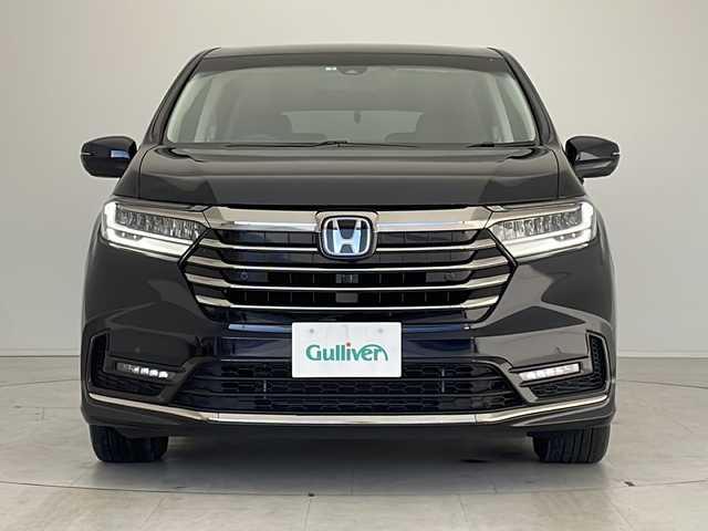 ホンダ オデッセイ ハイブリッド e:HEVアブソルート EX 福岡県 2022(令4)年 1.3万km プレミアムヴィーナスブラックP 衝突軽減システム/純正ナビ/全方位カメラ/両側パワースライドドア/クルーズコントロール/シートヒーター/フルセグ/CD DVD/Bluetooth/バックカメラ/電動リアゲート/パワーシート/コーナーセンサー/純正アルミホイール/ＥＴＣ２．０/ブラインドスポットモニター/LEDヘッドライト/リアオートエアコン/ドライブレコーダー/ステアリングスイッチ/スマートキー/プッシュスタート